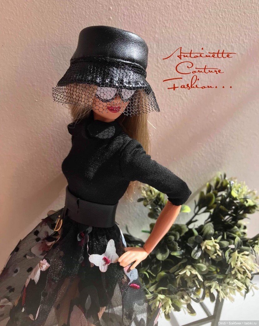 Шляпка, джемпер и юбка — Выкройки для Барби и фэшн (фото 3)