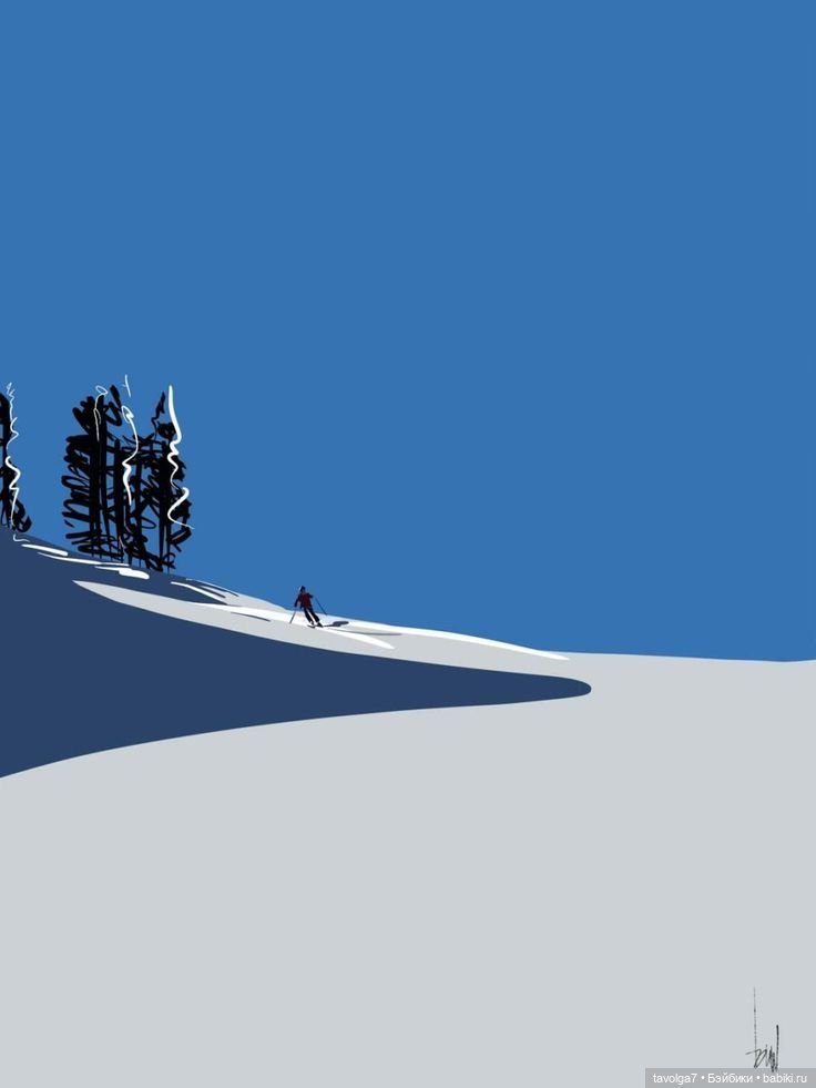 Зимние оттенки в графике и одежде для зимнего спорта (фото 5)