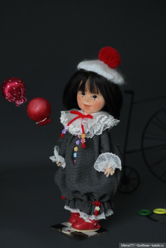 Кнопочка с воздушными шариками (фото 3)