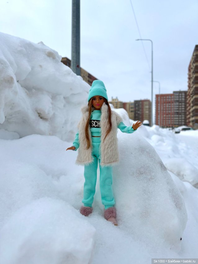 По сугробам с Кэрри — Куклы Barbie (Барби): Looks