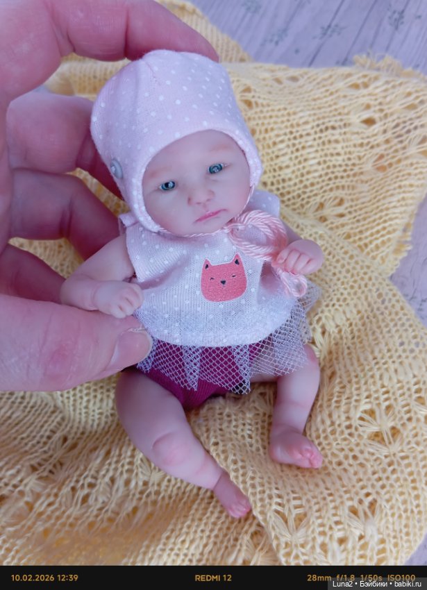Маленькая Лулу, авторская куколка (фото 7)