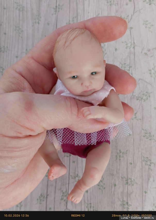 Маленькая Лулу, авторская куколка (фото 6)