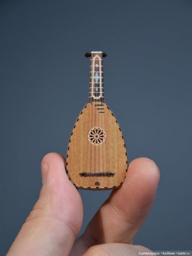 Лютни ренессансные в масштабе 1к12 (фото 5)