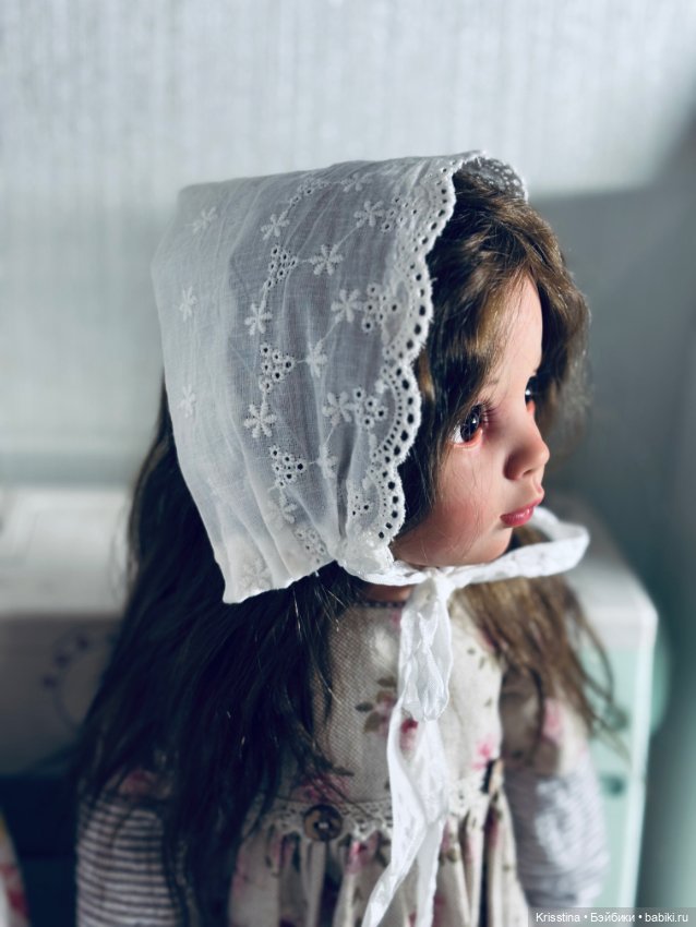 Шью воротничок и чепчик в антикварном стиле 🧵 (фото 3)