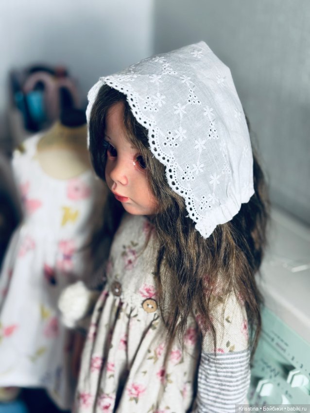 Шью воротничок и чепчик в антикварном стиле 🧵 (фото 2)