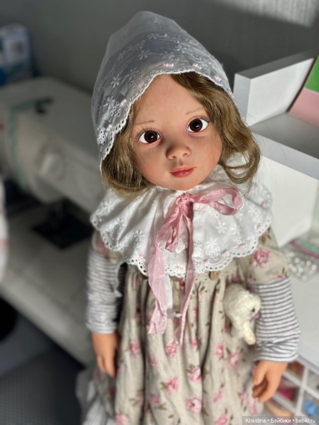 Шью воротничок и чепчик в антикварном стиле 🧵 (фото 10)