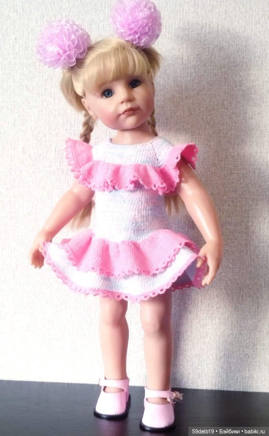Романтичное платье для куклы готц (фото 7)