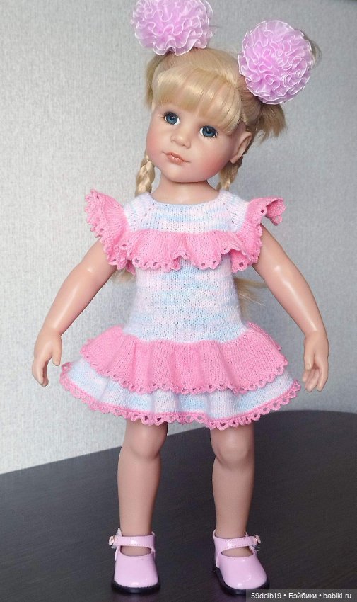 Романтичное платье для куклы готц (фото 5)