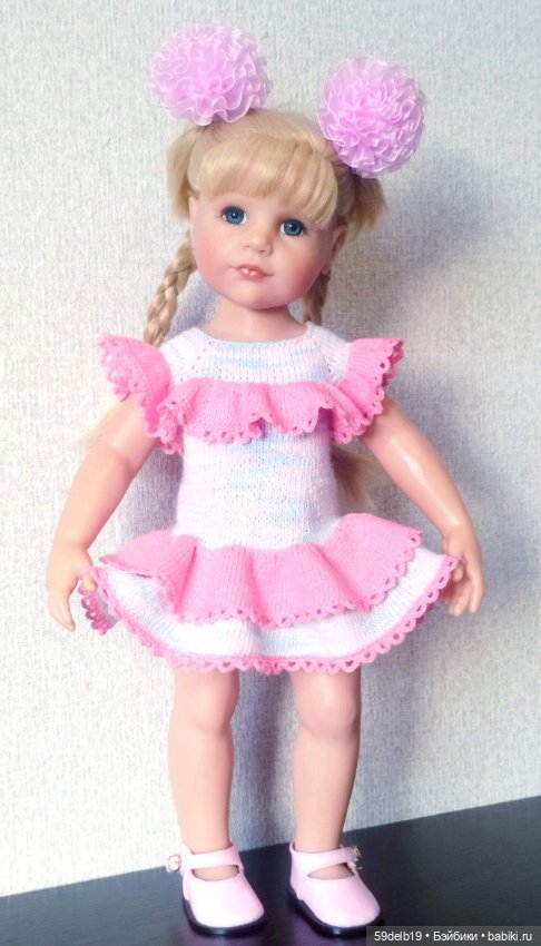 Романтичное платье для куклы готц (фото 6)
