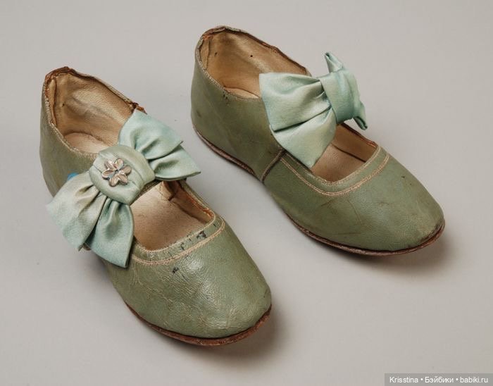 Обувь для антикварных кукол,часть три