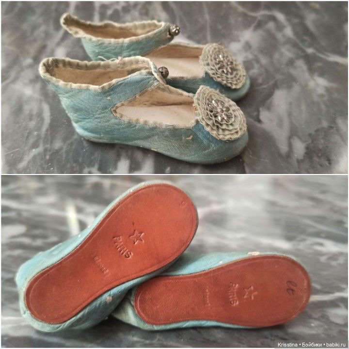 Обувь для антикварных кукол.часть вторая (фото 4)