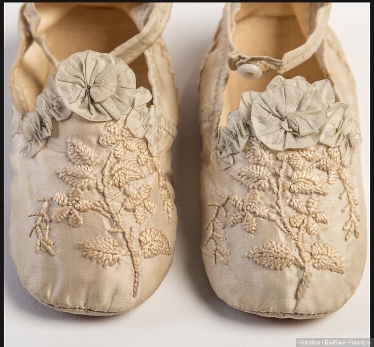 Обувь для антикварных кукол,часть три