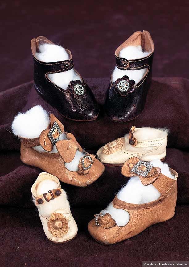 Обувь для антикварных кукол.часть вторая (фото 6)