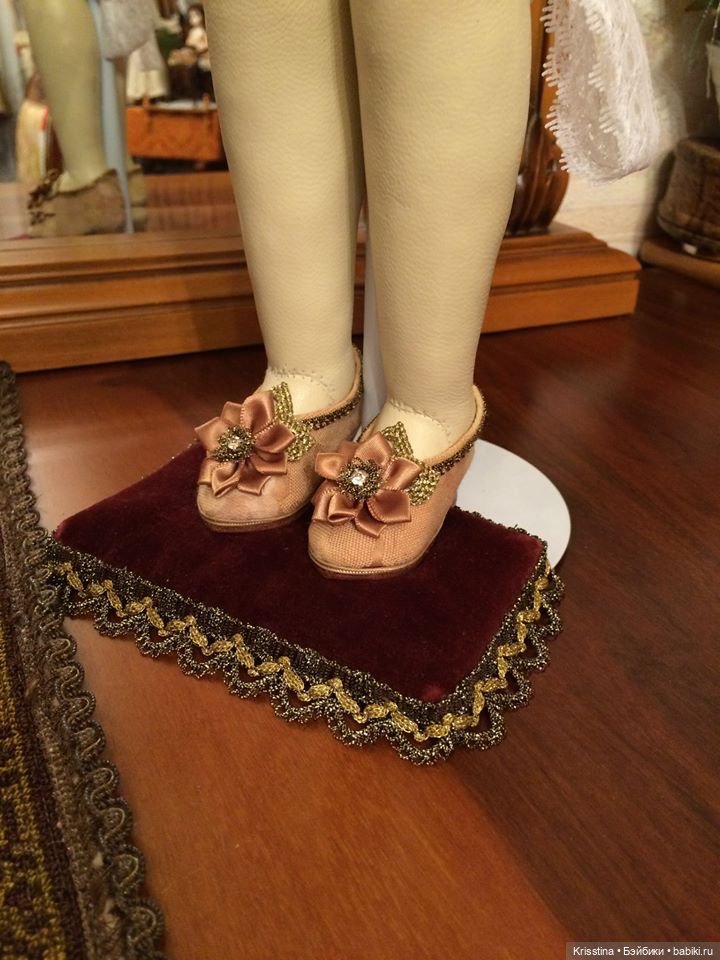 Обувь для антикварных кукол,часть три