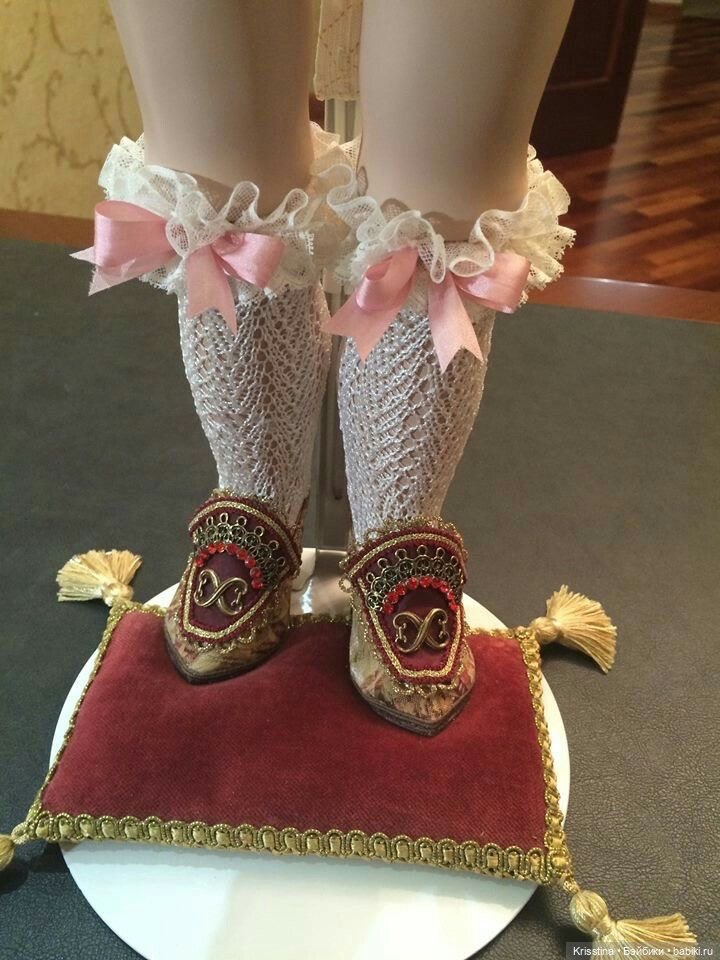 Обувь для антикварных кукол,часть три (фото 2)