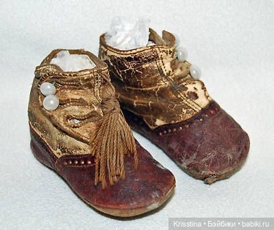 Обувь для антикварных кукол,часть три