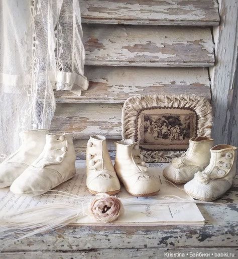 Обувь для антикварных кукол,часть три