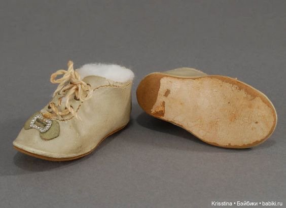 Обувь для антикварных кукол,часть три