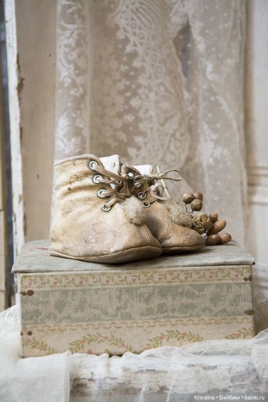 Обувь для антикварных кукол,часть три