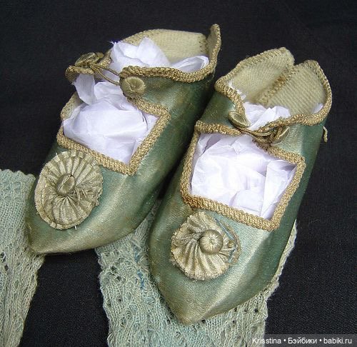 Обувь для антикварных кукол.часть вторая (фото 3)