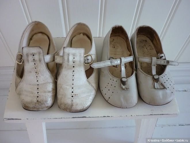 Обувь для антикварных кукол,часть три