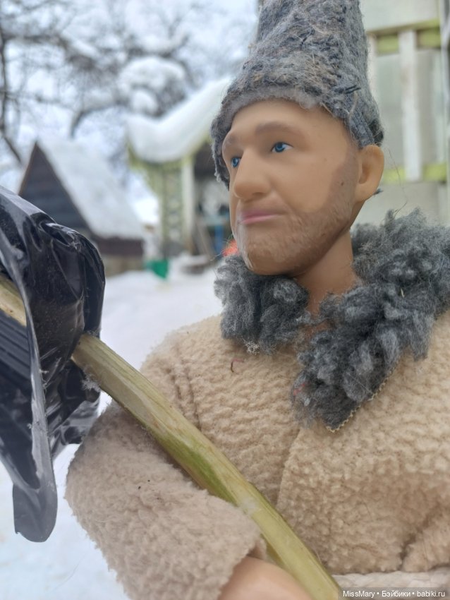 Как Харитонович снег чистил