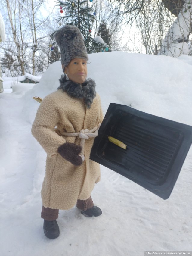 Как Харитонович снег чистил