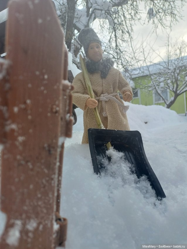 Как Харитонович снег чистил (фото 10)