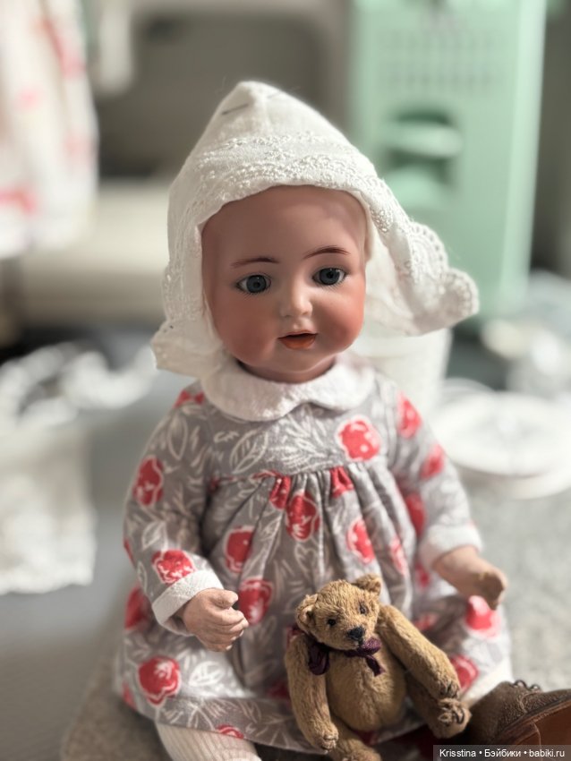 Шью чепчик на антикварную куклу 🧵 (фото 3)