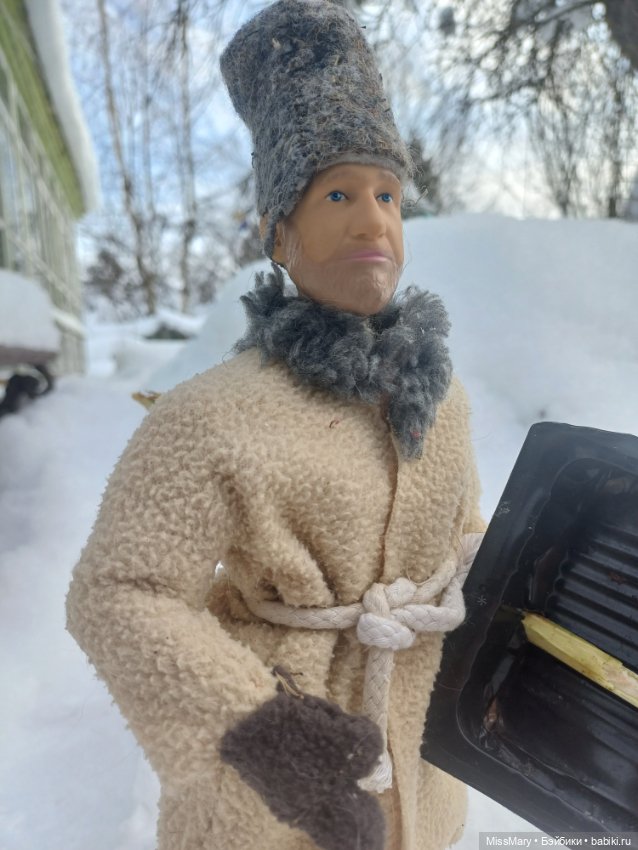 Как Харитонович снег чистил