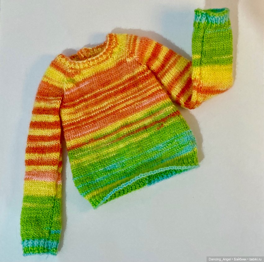 Яркие джемперы — Одежда и обувь для кукол своими руками: фото (фото 4)
