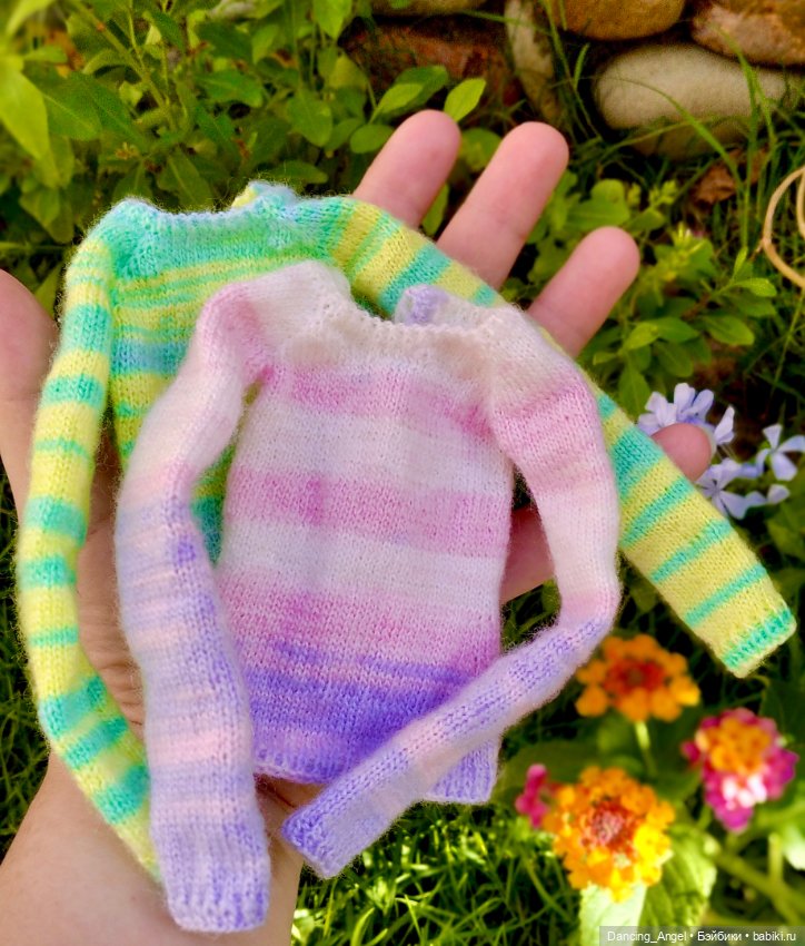 Яркие джемперы — Одежда и обувь для кукол своими руками: фото (фото 6)