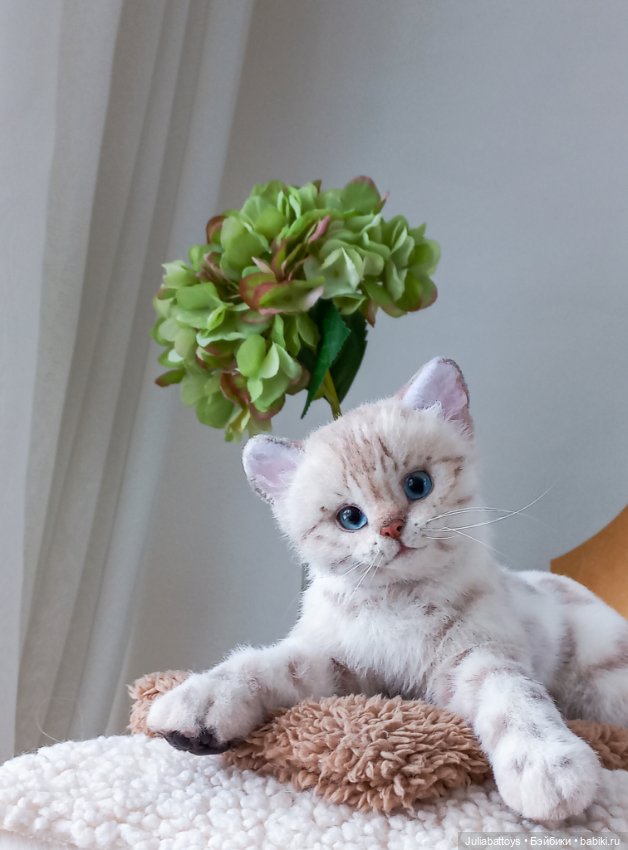 Мягкая игрушка котенок. Бенгал