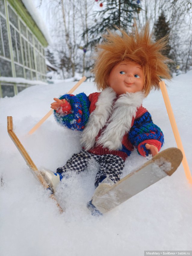 Рыжий лыжник ⛷ — Винтажные куклы ГДР (Немки): Бигги (фото 7)