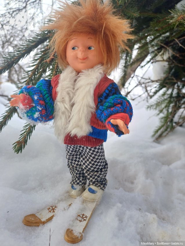 Рыжий лыжник ⛷ — Винтажные куклы ГДР (Немки): Бигги (фото 3)