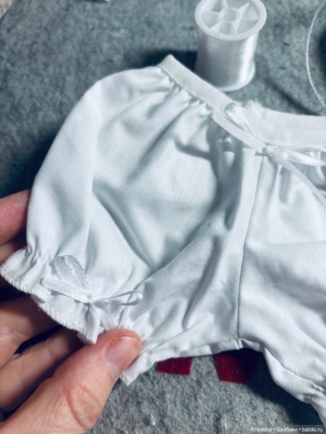 Шью на антикварную куклу 🧵 (фото 7)