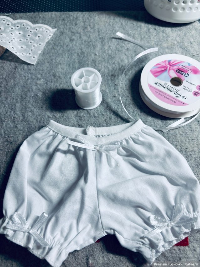 Шью на антикварную куклу 🧵 (фото 6)