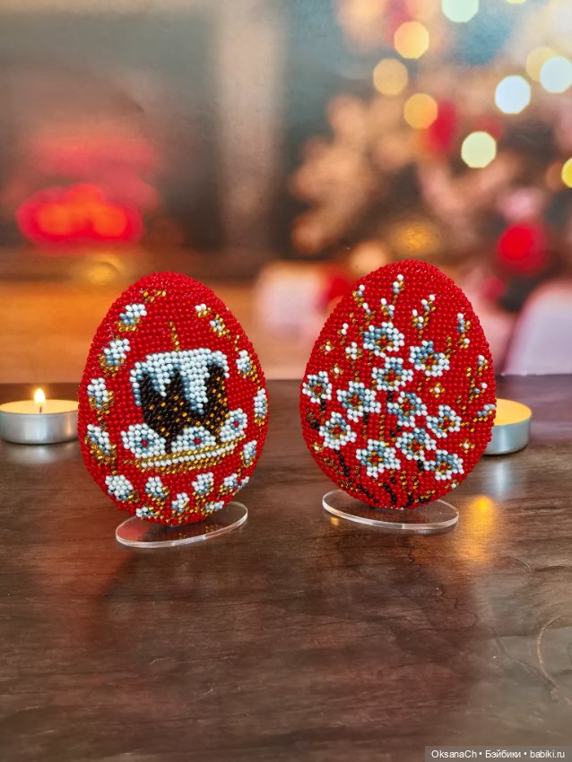 Ангелочки. Вышивка бисером (фото 4)