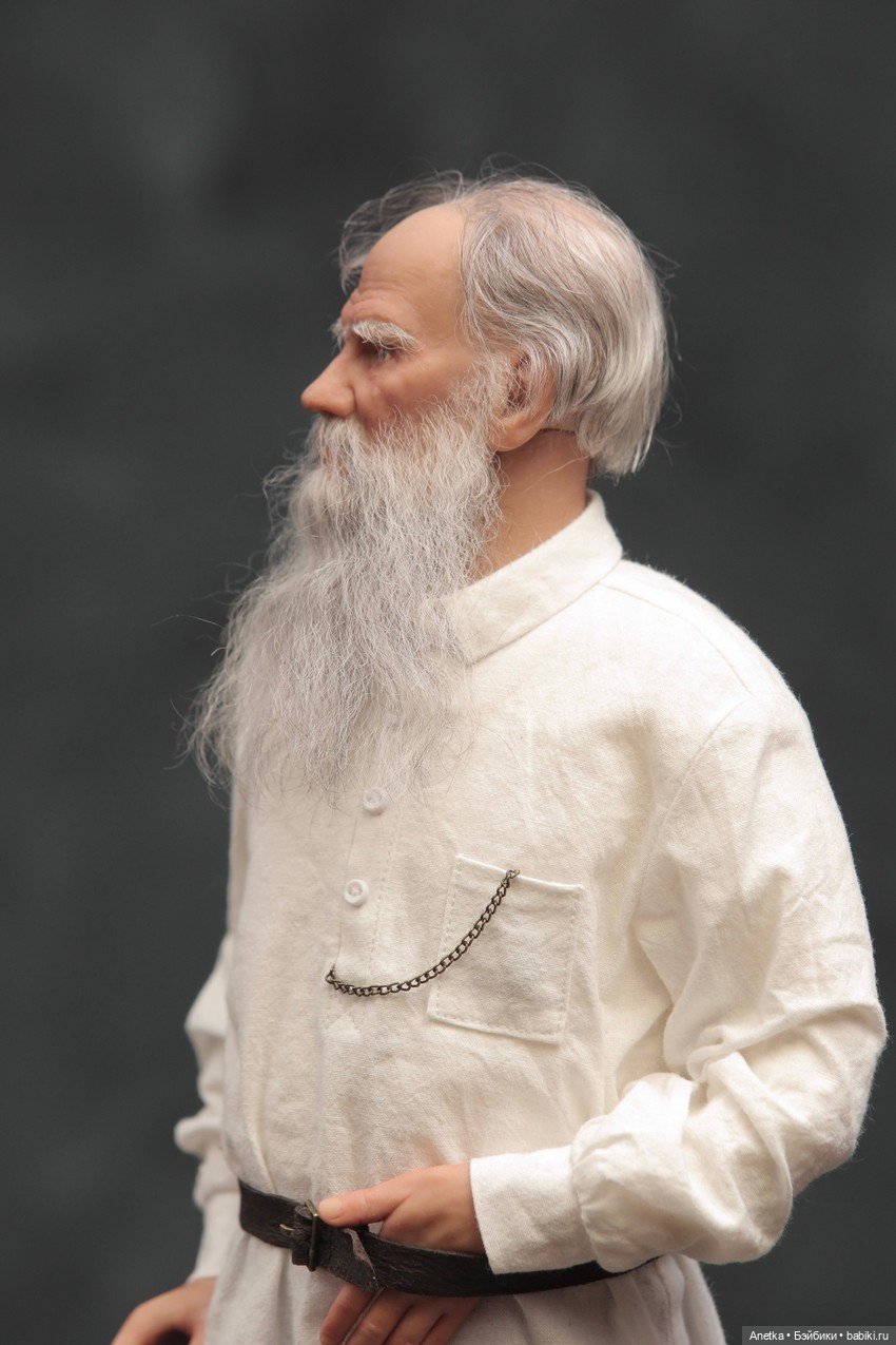 Живой классик: портретная кукла Льва Толстого работы Елены Халфун (фото 4)