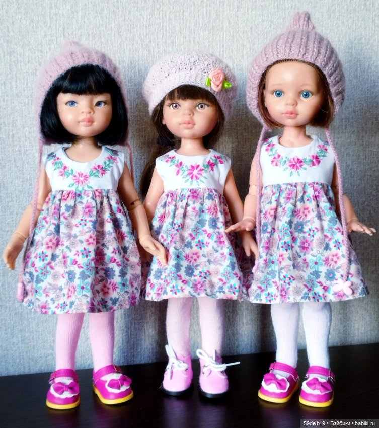 Одна ткань - наряды разные для паолочек