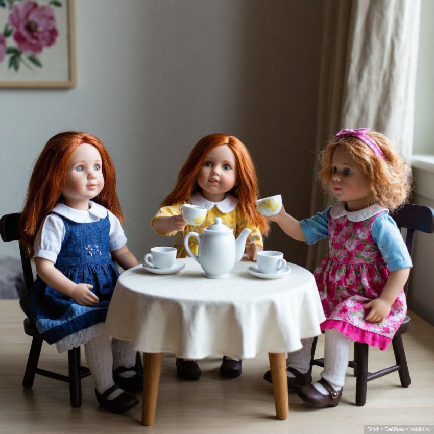 Кукольное чаепитие — Кукольные флешмобы: Эстафеты (фото 2)