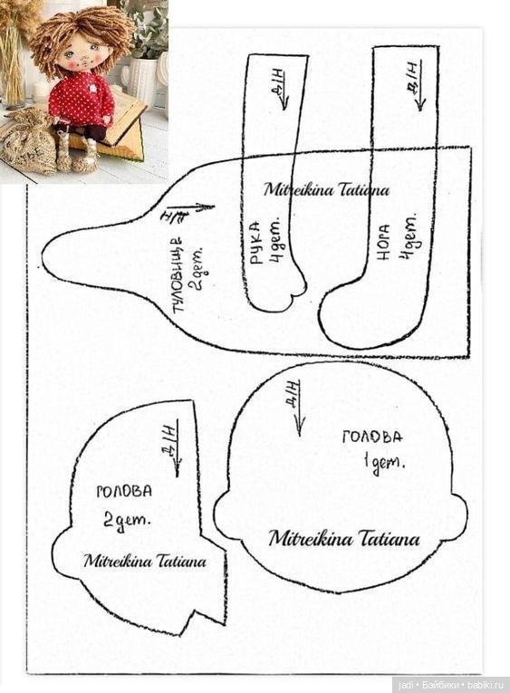 Домовенок Кузя с выкройкой от Татьяны Митрейкиной (фото 3)