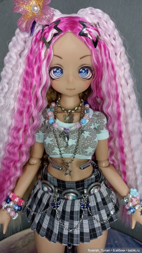 Кастом куклы imomodoll в стиле гяру 🌺 (фото 2)