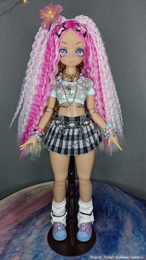 Кастом куклы imomodoll в стиле гяру 🌺