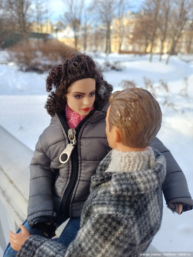 Зимняя прогулка в безлюдном саду