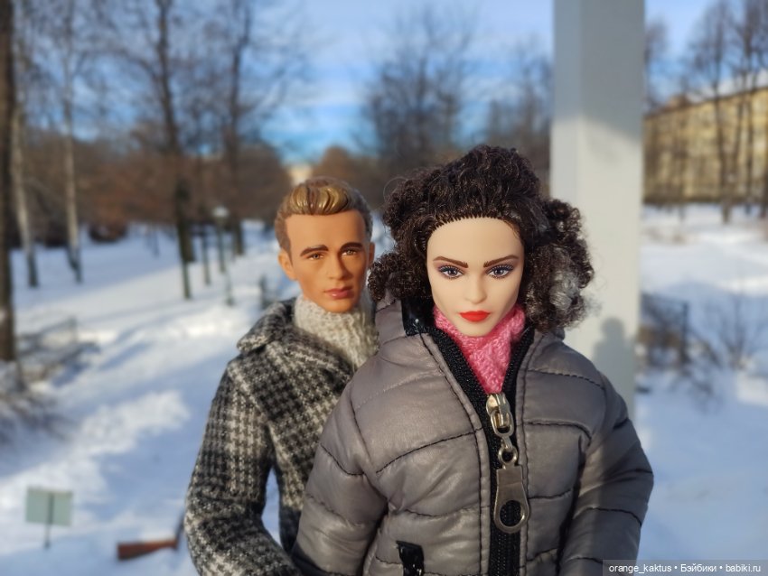 Зимняя прогулка в безлюдном саду