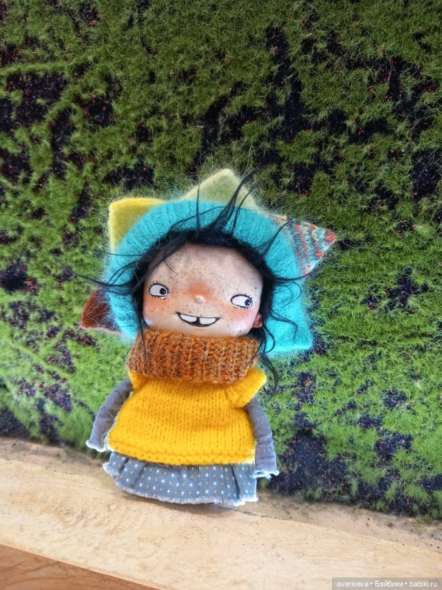 Выдыхаем — Текстильные игрушки и примитивы: кофейные (фото 6)