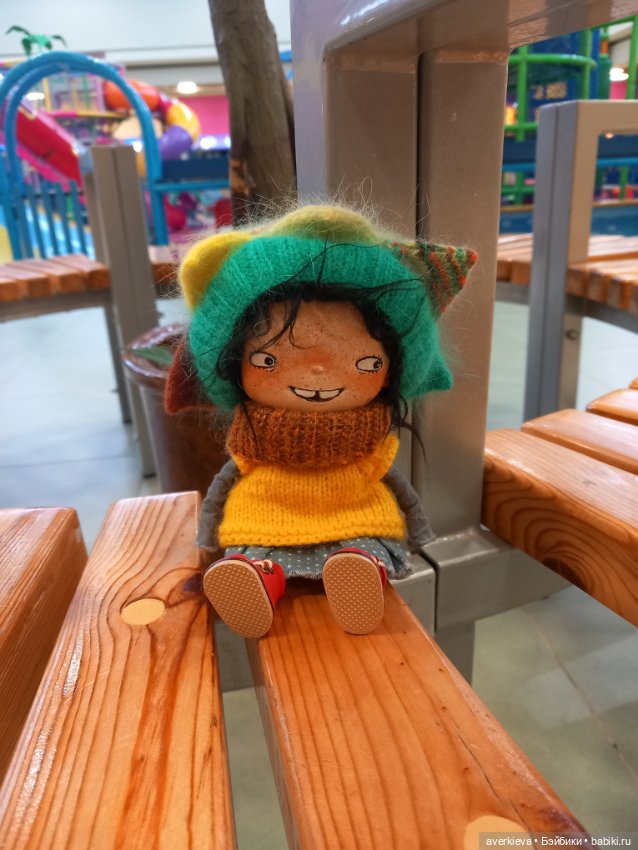 Выдыхаем — Текстильные игрушки и примитивы: кофейные (фото 4)