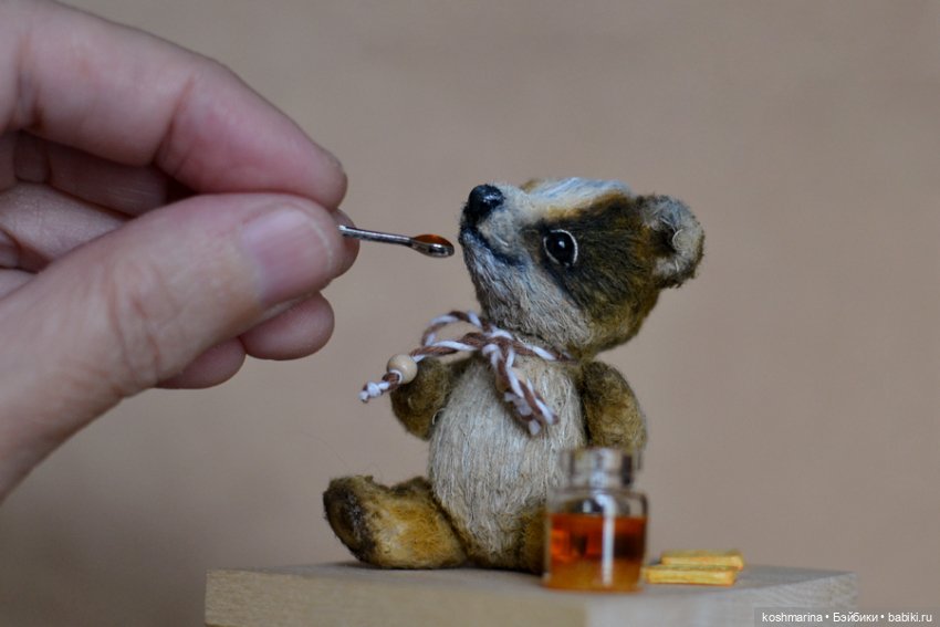 Очень небольшой медведь — Авторские мишки Тедди и друзья: фото (фото 5)