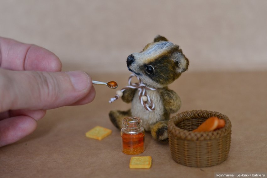 Очень небольшой медведь — Авторские мишки Тедди и друзья: фото (фото 6)